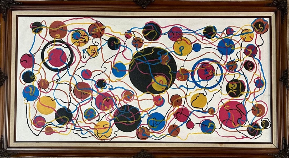 ATSUKO TANAKA OIL ON CANVAS (1 of 4)