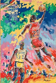 LEROY NEIMAN OIL ON CANVAS