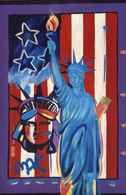 PETER MAX ACRYLIC ON CANVAS