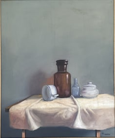 WILLIAM BROOKER OIL ON BOARD