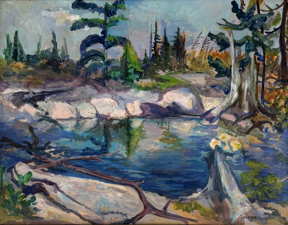 ARTHUR LISMER OIL ON BOARD (1 of 4)