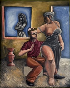 JAIME COLSON OIL ON BOARD