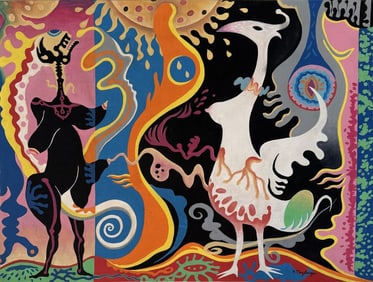 NORMAN STIEGELMEYER ACRYLIC ON CANVAS