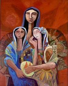 MAURO MALANG SANTOS ACRYLIC ON BOARD