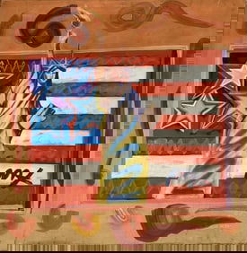 PETER MAX ACRYLIC ON CANVAS