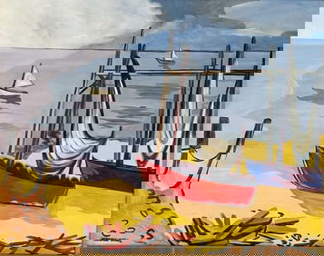 HERMAN MARIL OIL ON BOARD