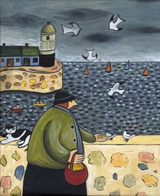 JOAN GILLCHREST OIL ON BOARD