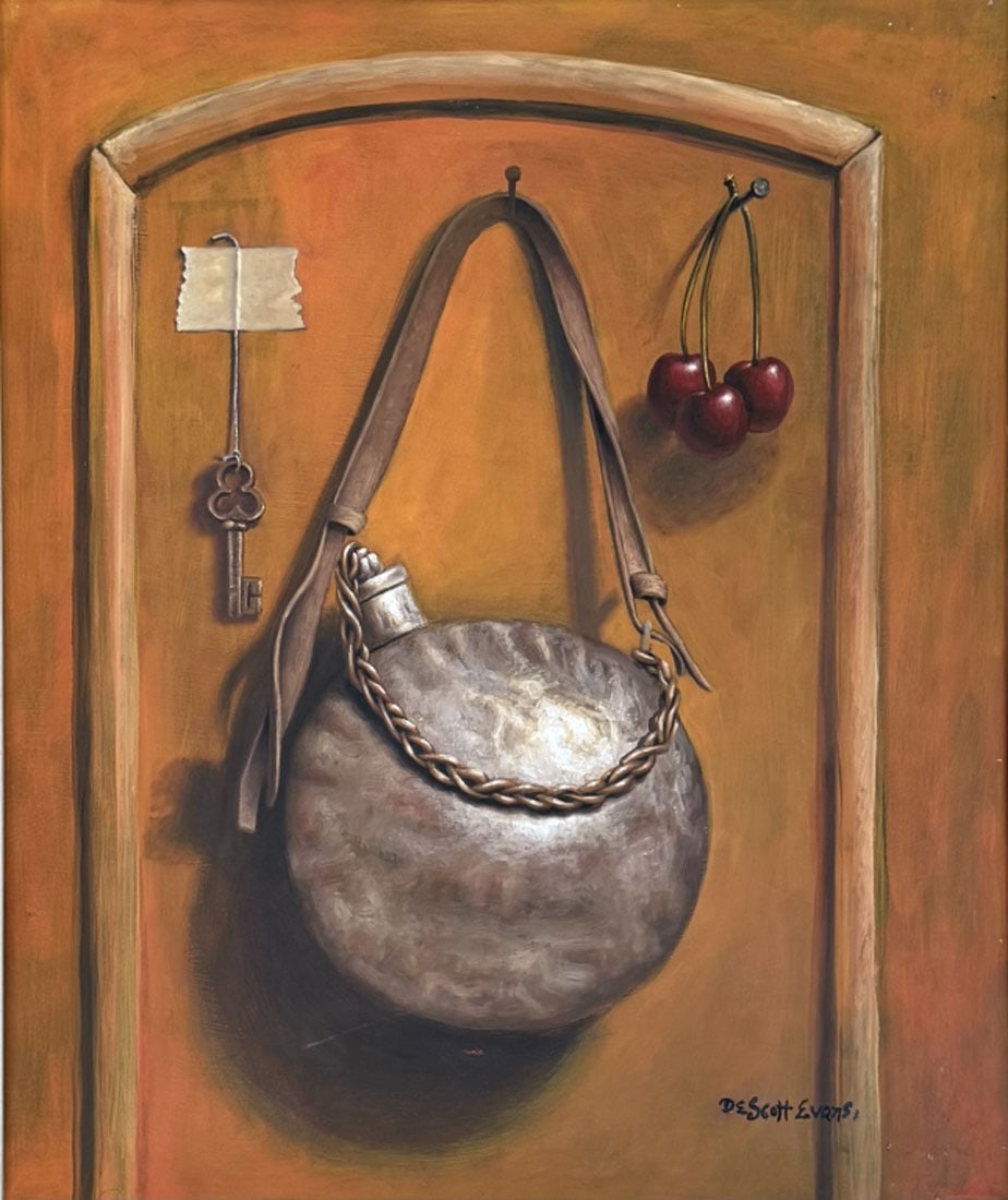 DE SCOTT (DAVID) EVANS OIL ON BOARD (1 of 4)