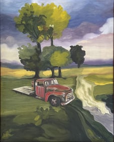 FAIRFIELD PORTER OIL ON BOARD