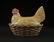 19th Century Bisque Hen on the Nest 19th c. bisque hen