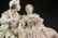 Dresden Lace Figurines Lot of 4 large Dresden lace - 10