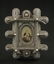 PA Tramp Art Frame PA deep carved tramp art frame w/