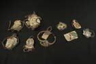 Victorian Tinsel Ornaments Lot of Victorian period