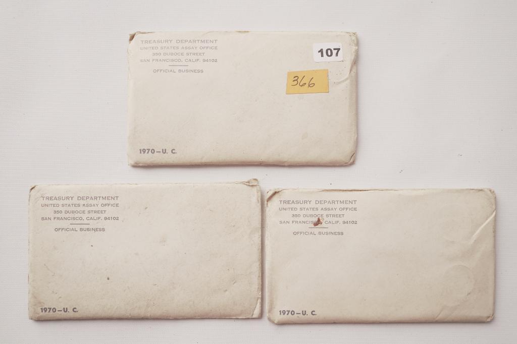 1970 U.S. Treasury Mint Sets. (1 of 2)