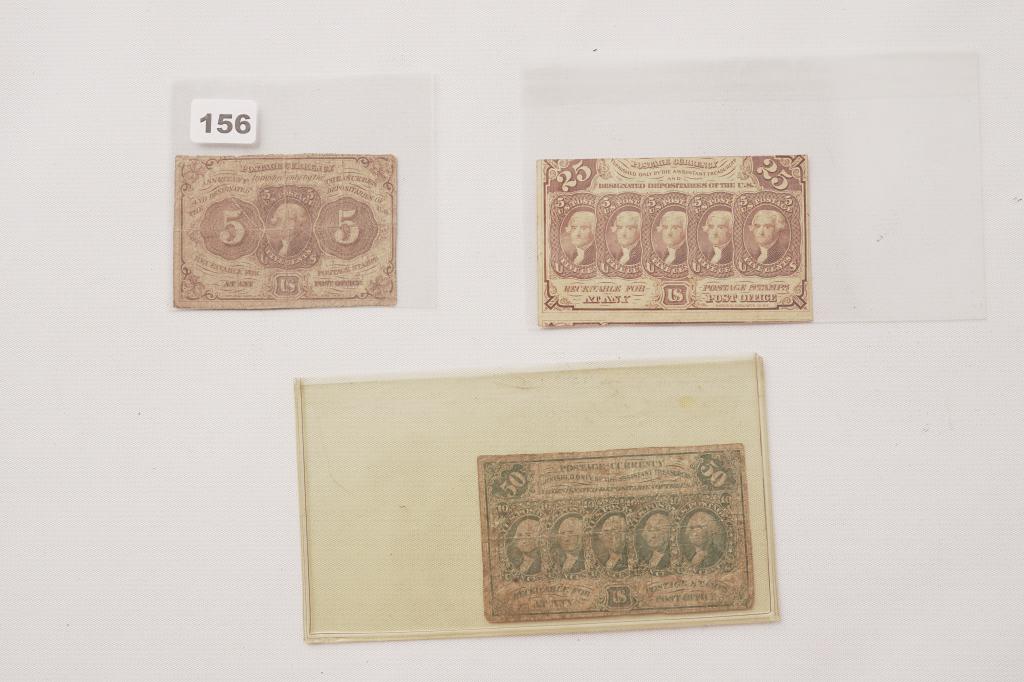 19th C. Postage Currency. (1 of 4)