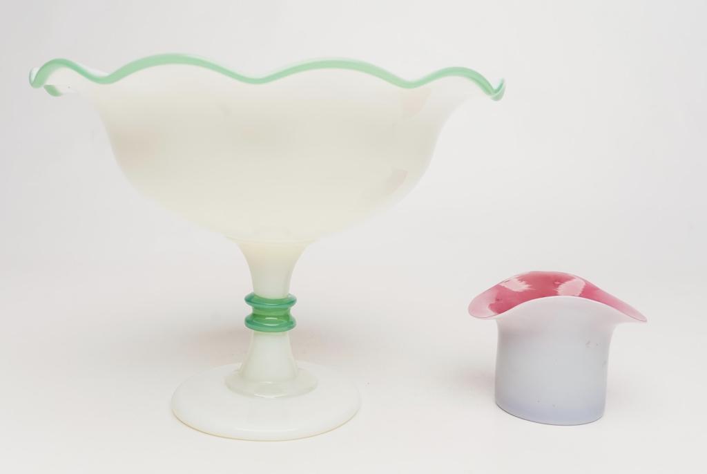 1850s Pittsburgh Glass Compote. (1 of 3)