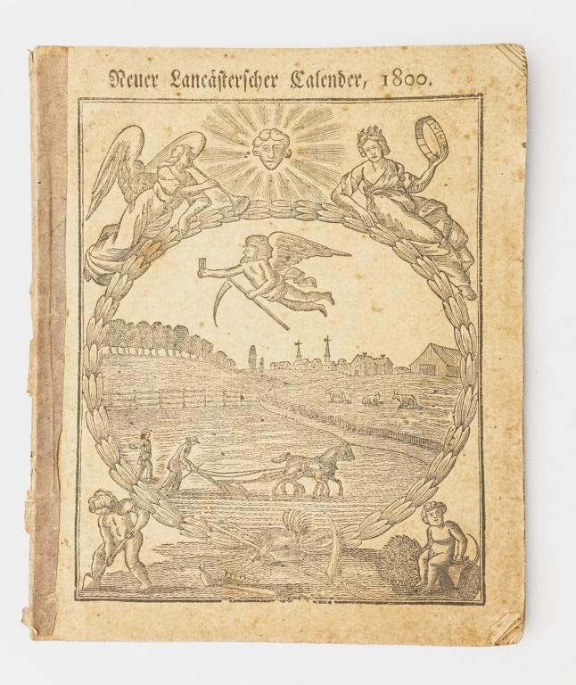 1800 Lanc., PA German Folk Art Almanac. (1 of 3)
