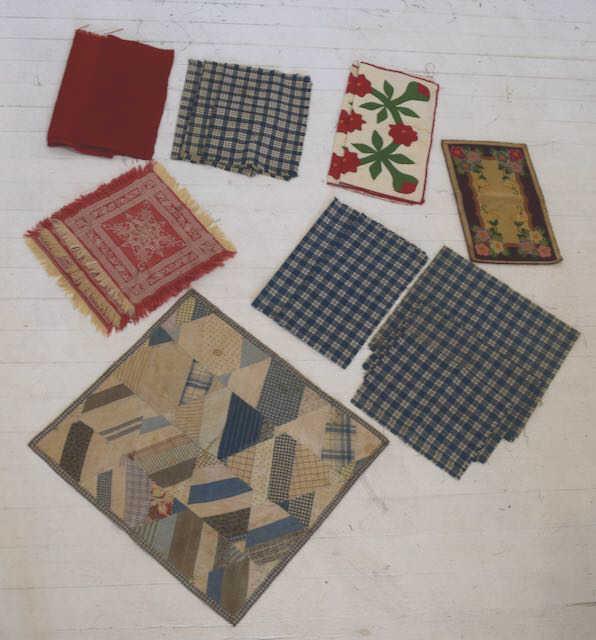 Miscellaneous Lot of 19th c. Linen Cloths. (1 of 8)