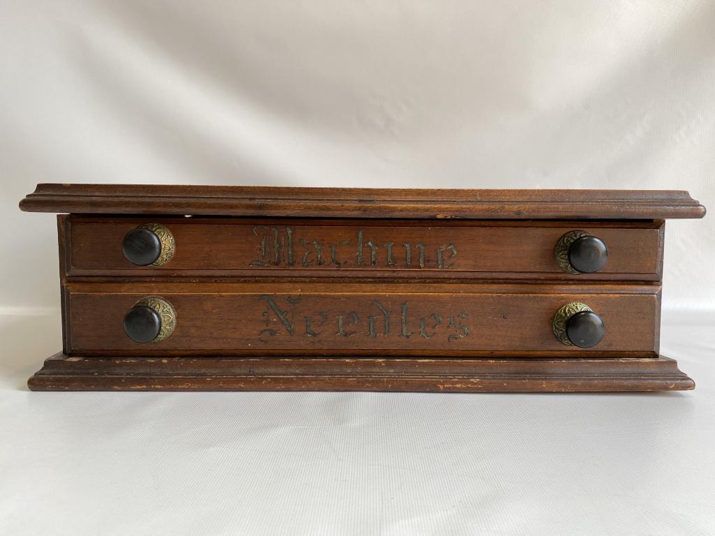 Antique sewing cabinet. (1 of 4)