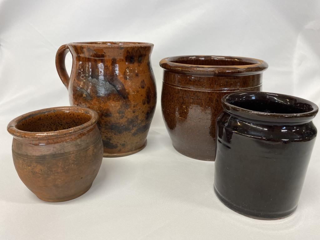 Early glazed pottery. (1 of 10)