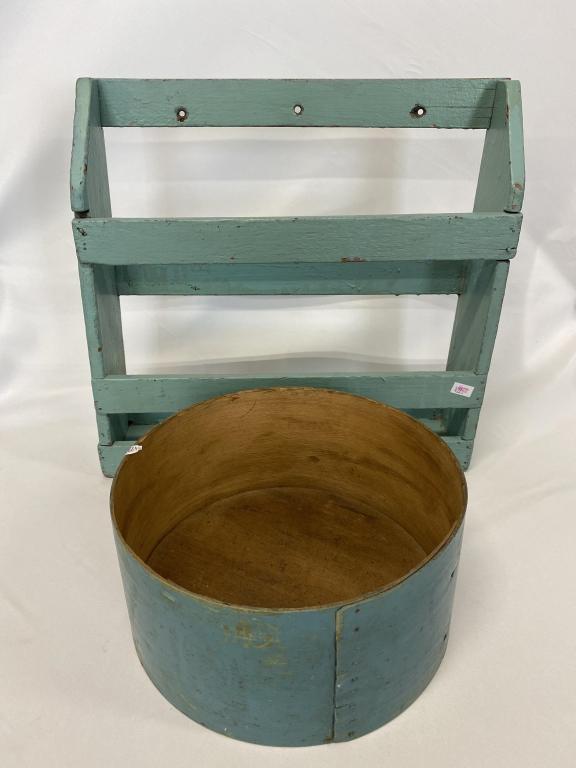 Shaker pantry box, primitive shelf. (1 of 5)