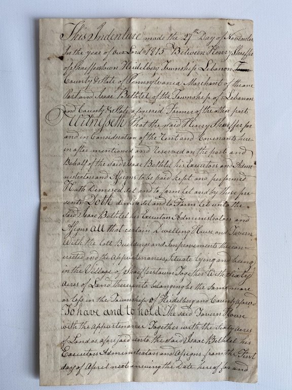 Rex- Bomberger real estate transfer. (1 of 4)