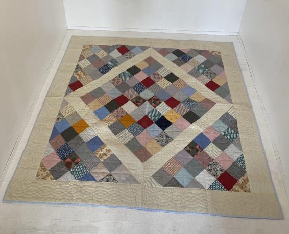 Two hand sewn1940s patch quilts. (1 of 16)