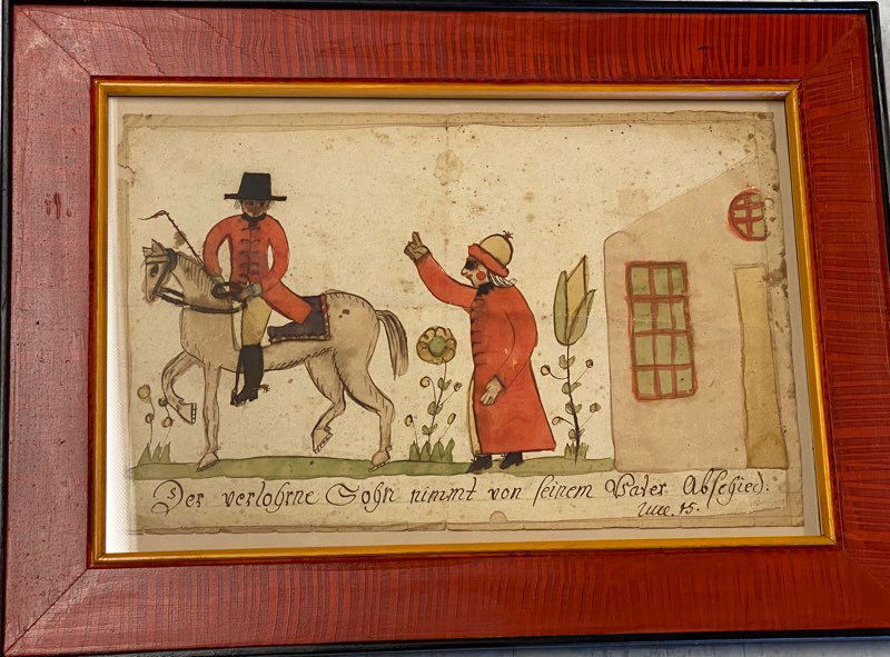 Circa 1784-1812 Friederich Krebs fraktur. (1 of 9)