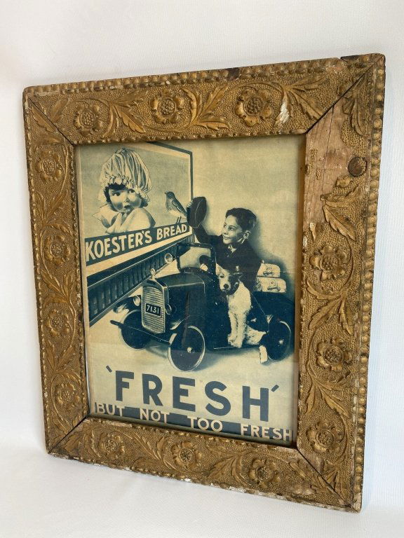 1920’s Koester’s ad w/ Gendron pedal car. (1 of 4)