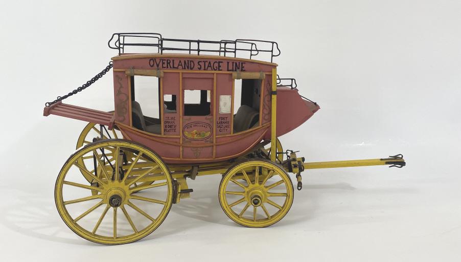 Overland Stage Line folk art Carriage. (1 of 7)