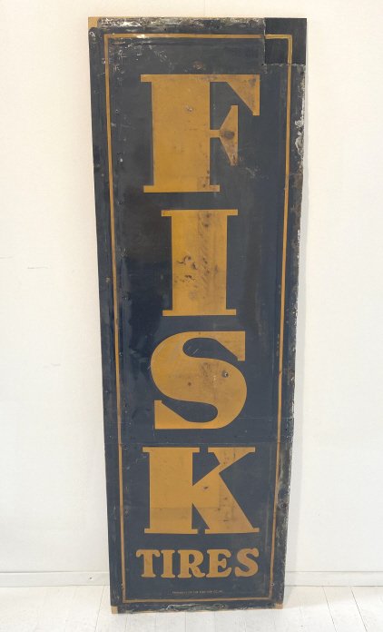 Vintage Fisk tires sign. (1 of 7)