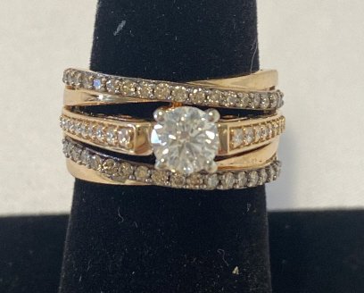 Levian Ring 14K 3/4CT diamond. (1 of 6)