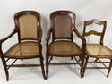 Early cane seat victorian chairs. Very good condition.