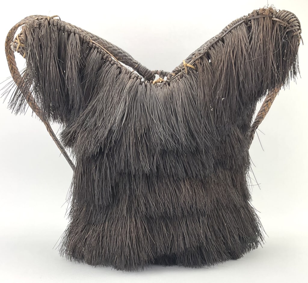 Antique Ifugao Hunters Basket Backpack. (1 of 6)