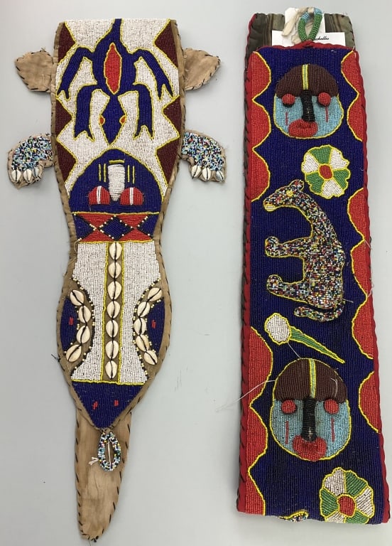 2 African Yoruba Beaded Banners. (1 of 19)
