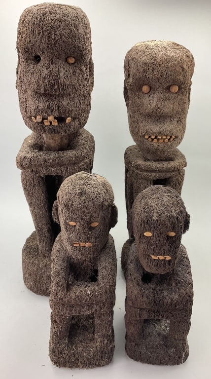 4 Filipino Bulul Fernwood Protective Figures. (1 of 20)