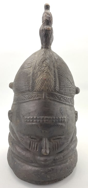 Mende Sowei Or Bundu Tribal Helmet Mask. (1 of 9)