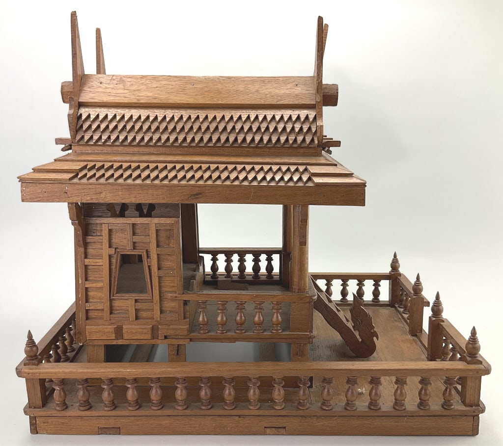 Thai Teak Wood Spirit House. (1 of 8)