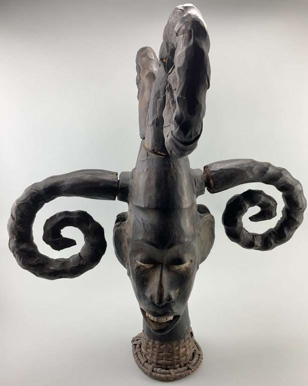 Nigerian Janus Ekoi/Ejagham Headdress. (1 of 12)