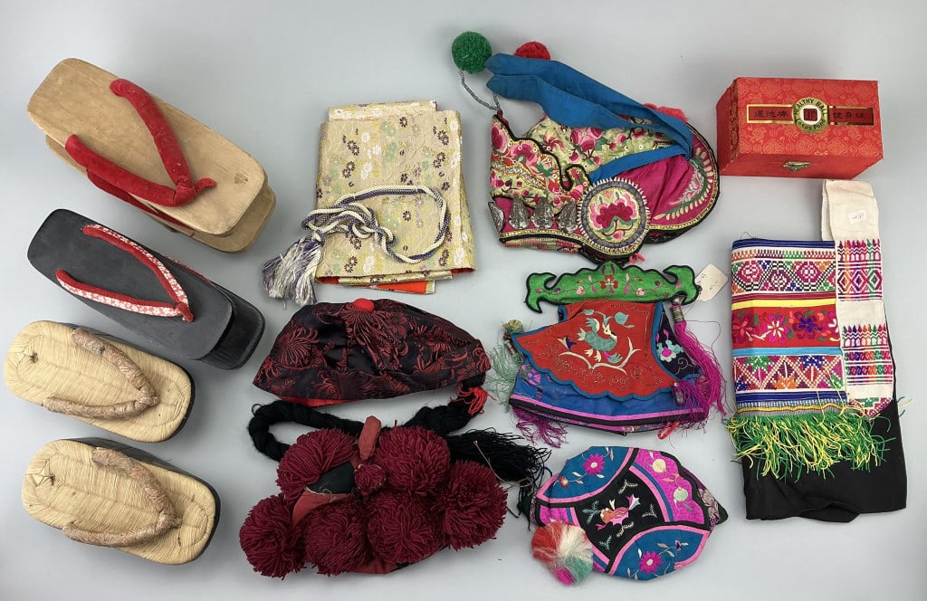 Chinese Silk Hats and Japanese Geta Sandals. (1 of 20)