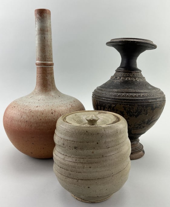 3 Various Glazed Ceramic/Pottery Vessels. (1 of 20)