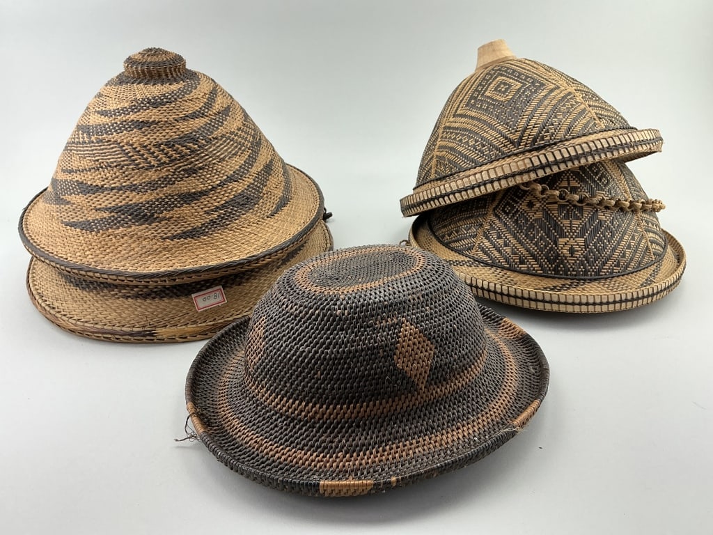 Traditional Filipino Tausug Saruk Nonla Hats. (1 of 18)
