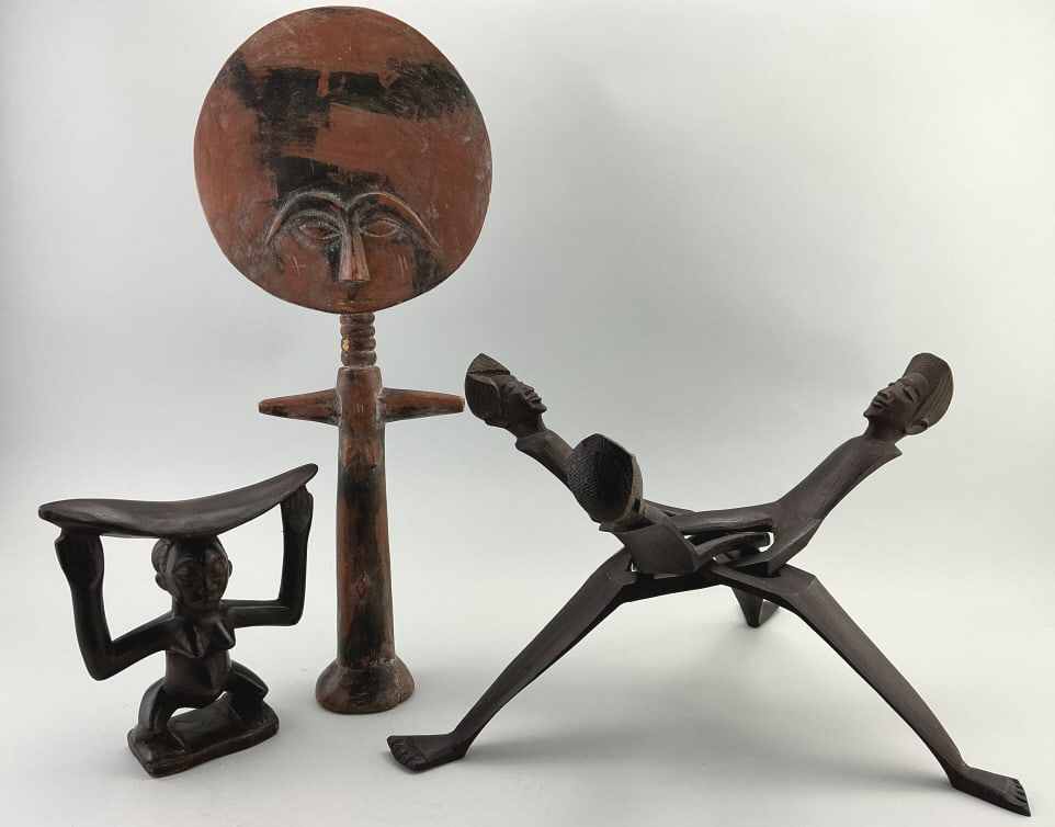 Luba Headrest, Fertility Statues, African Unity. (1 of 13)