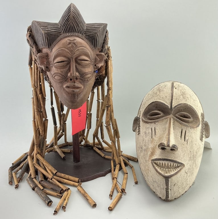 African Chokwe Mwana Pwo and Igbo Masks. (1 of 17)
