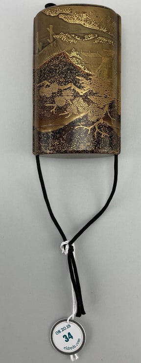 Early 19th Century Japanese Lacquered Inro Box. (1 of 8)