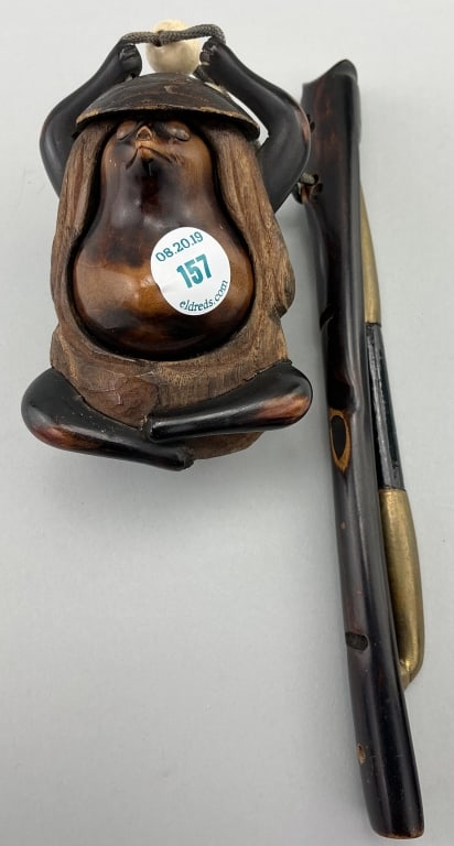 Antique Japanese Kiseru Smoking Set. (1 of 7)
