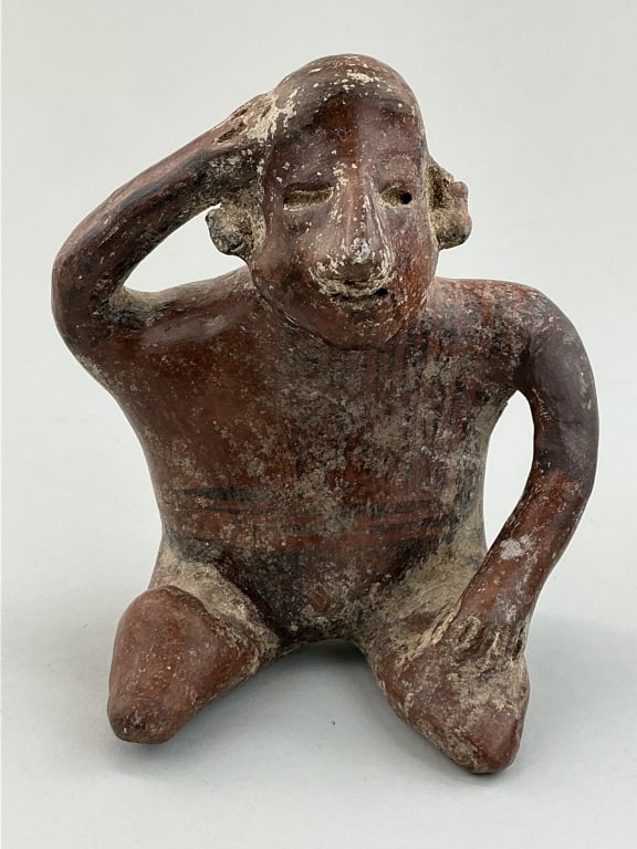3 Pre-Colombian Type Earthenware Artifacts. - 2
