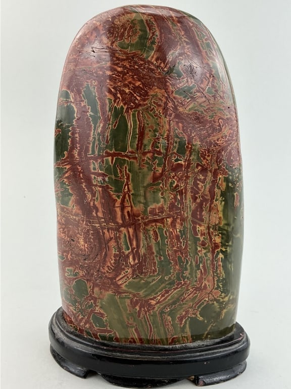 Large Unakite Jasper Shiva Lingam Stone. (1 of 6)