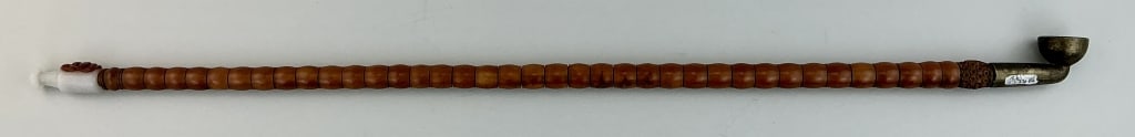 Antique/Vintage Chinese Long-Stem Tobacco Pipe. (1 of 7)