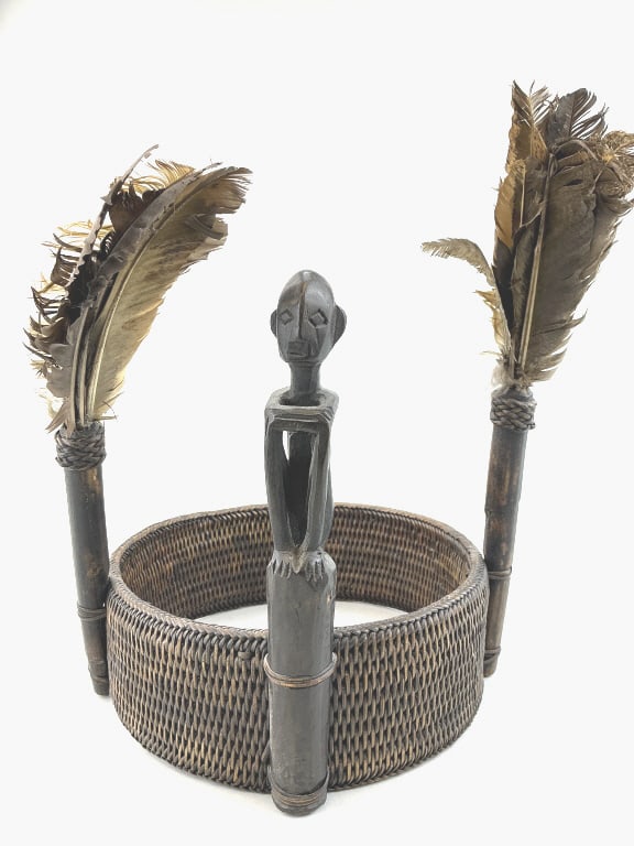 Antique Filipino Ifugao Ceremonial Headdress. (1 of 4)